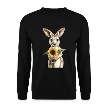 Pinguin - Unisex Pullover - Schwarz - Vorne - Alina (178cm) & Michal (187cm)