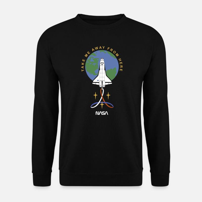 NASA Take Me Away From Here - Sweat-shirt Unisexe - noir
