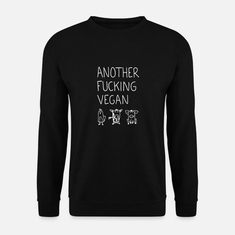 Another Fucking Vegan - Unisex Pullover - Schwarz