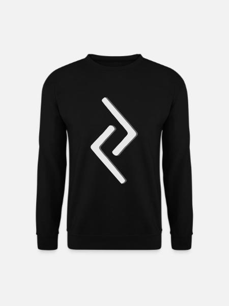 Futhark Runic Alphabet Jara - Unisex Sweatshirt - black