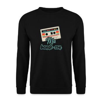 Ma bande son - Sweat-shirt Unisexe - noir - Devant - Alina (178cm) & Michal (187cm)