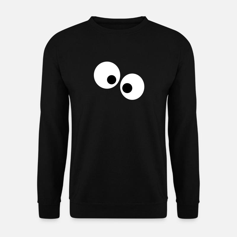Funny eyes - Unisex Sweatshirt - black