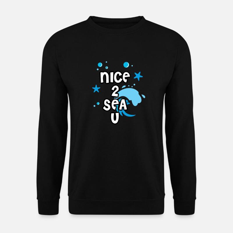 nice2seaU - Unisex Pullover - Schwarz