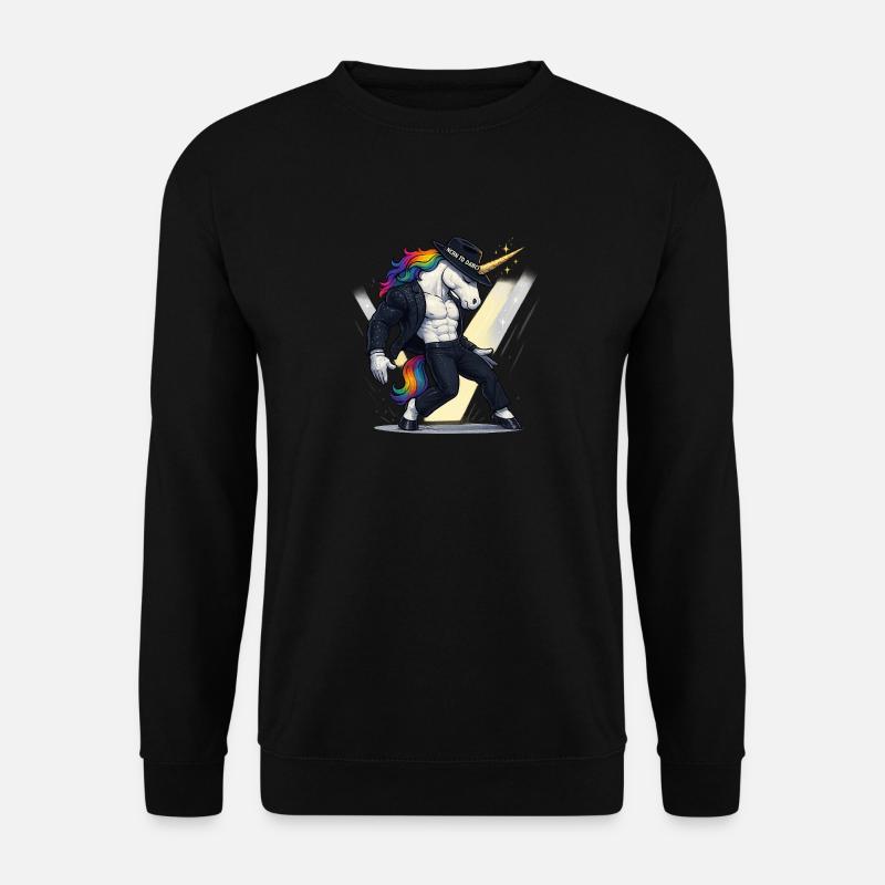 Dancing Unicorn - Unisex Sweatshirt - black