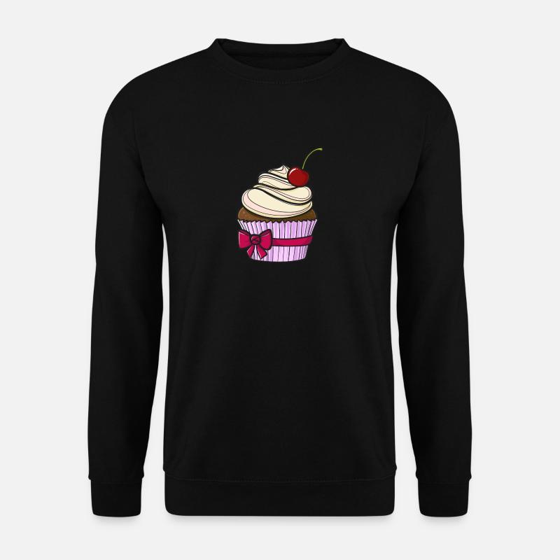 Sweet comic Cupcake - Unisex Pullover - Schwarz