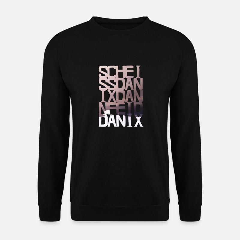 scheiss da nix dann feid - Unisex Pullover - Schwarz