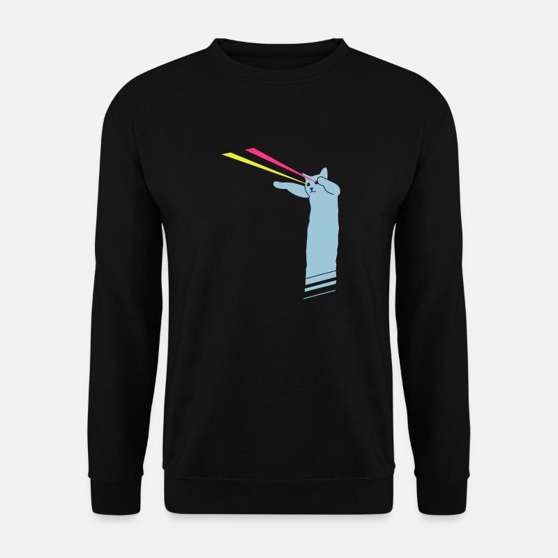 LaserLolCat - Unisex Pullover - Schwarz