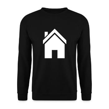 Haus 2 - Unisex Pullover - Schwarz - Vorne - Alina (178cm) & Michal (187cm)