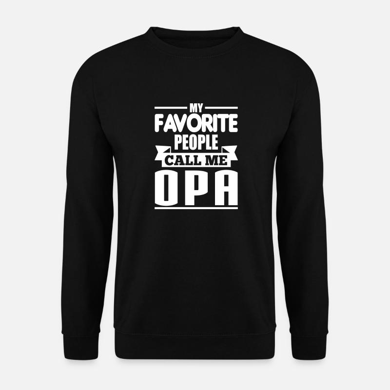Opa - Unisex Sweatshirt - black