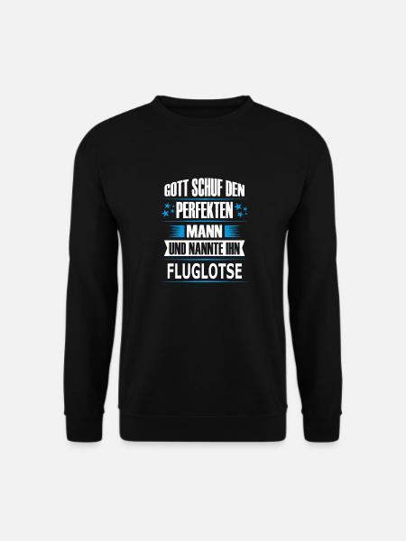 FLUGLOTSE - Unisex Pullover - Schwarz