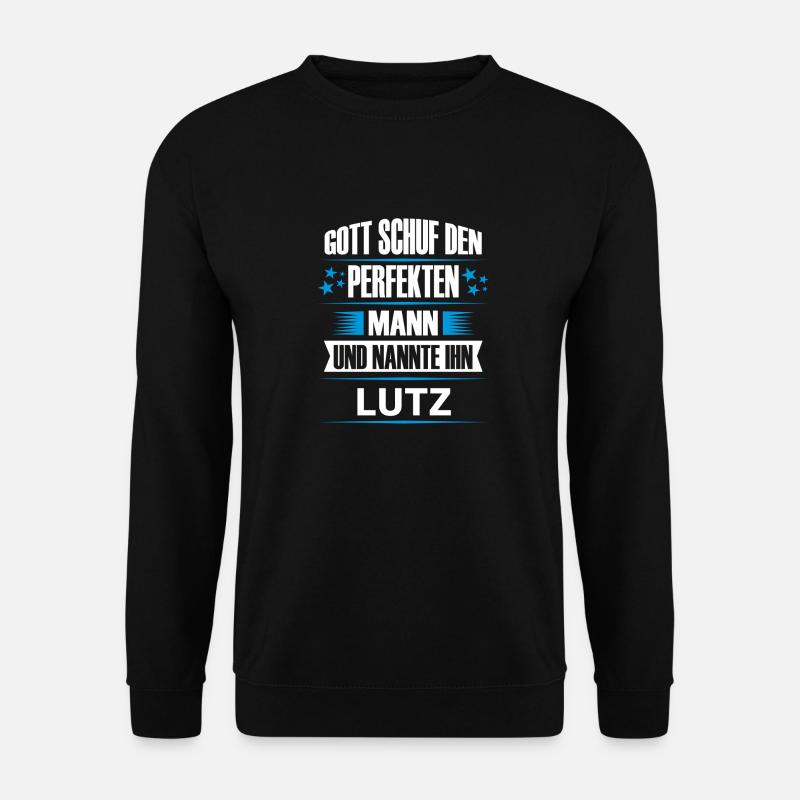 LUTZ - Unisex Pullover - Schwarz