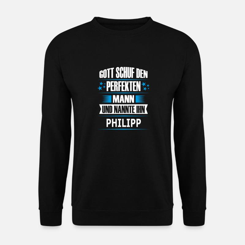 PHILIPP - Unisex Pullover - Schwarz