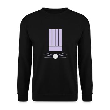 Ratatouille Remy le Rat - Unisex Sweatshirt - black - Front - Alina (178cm) & Michal (187cm)