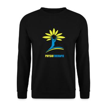 Physiotherapy tree - Unisex Sweatshirt - black - Front - Alina (178cm) & Michal (187cm)