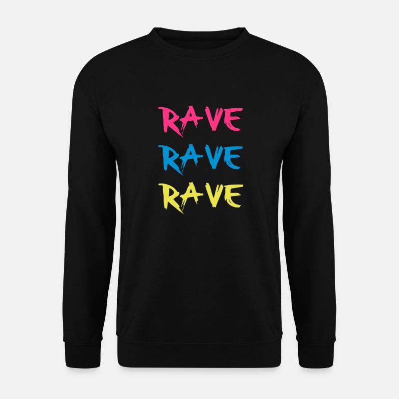 Rave - Unisex Pullover - Schwarz