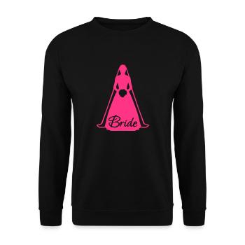Bride - Sweat-shirt Unisexe - noir - Devant - Alina (178cm) & Michal (187cm)
