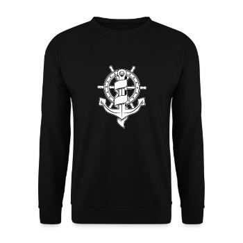 klassik tattoo - Unisex Pullover - Schwarz - Vorne - Alina (178cm) & Michal (187cm)