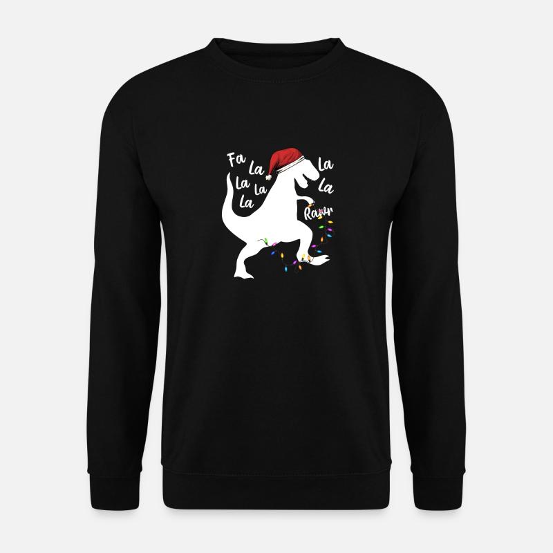 T-Rex Holiday - Unisex Sweatshirt - black