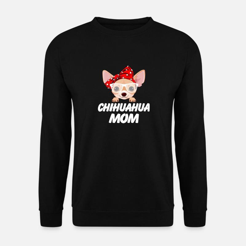 Chihuahua Mama - Unisex Pullover - Schwarz