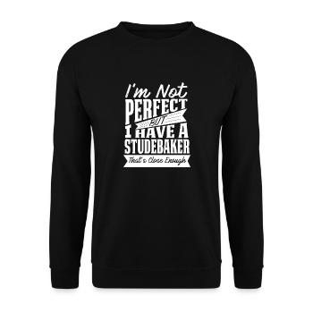 PARFAIT AVEC STUDEBAKER W - Sweat-shirt Unisexe - noir - Devant - Alina (178cm) & Michal (187cm)