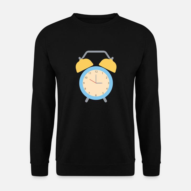 Wecker - Unisex Pullover - Schwarz