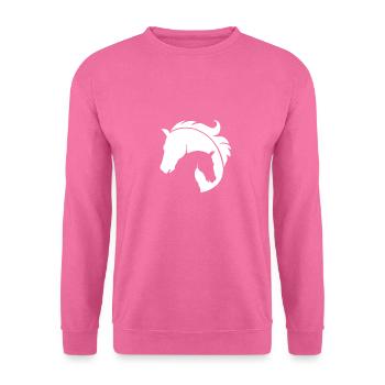 Horse - horse - domestic animal - foal - Unisex Sweatshirt - pink - Front