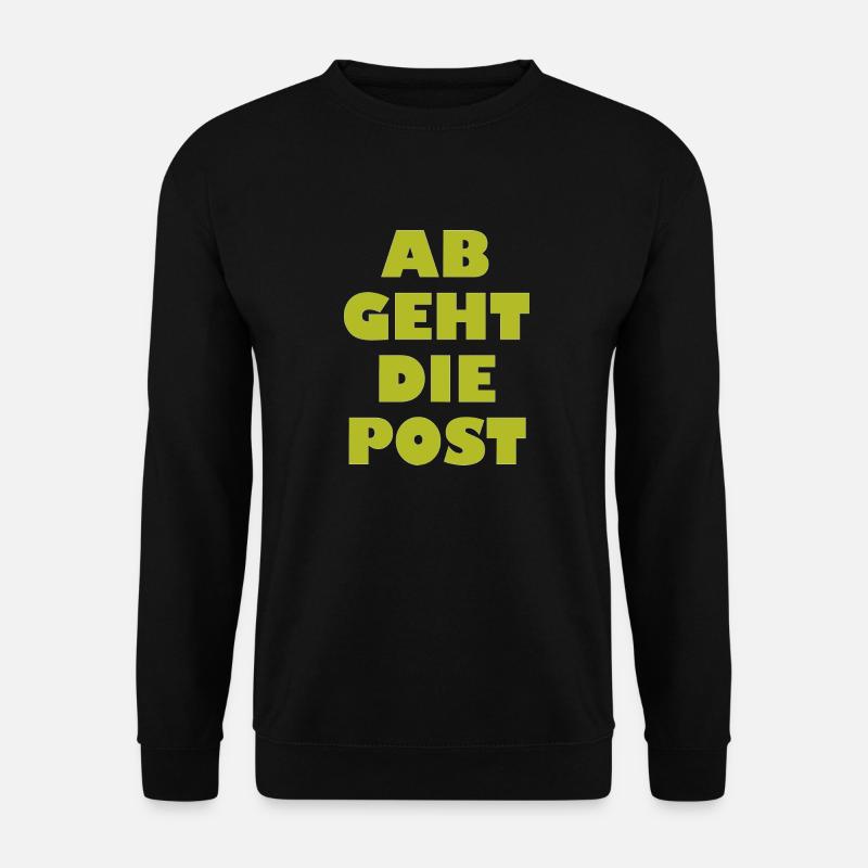 Ab geht die Post - Unisex Pullover - Schwarz