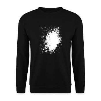 pattern - Unisex Sweatshirt - black - Front - Alina (178cm) & Michal (187cm)