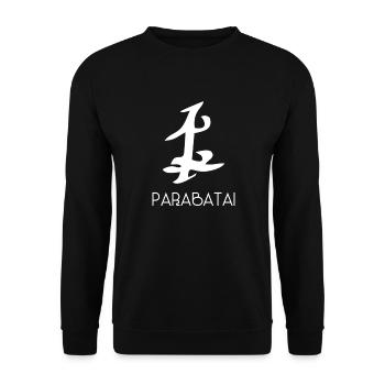 Parabatai - Sweat-shirt Unisexe - noir - Devant - Alina (178cm) & Michal (187cm)