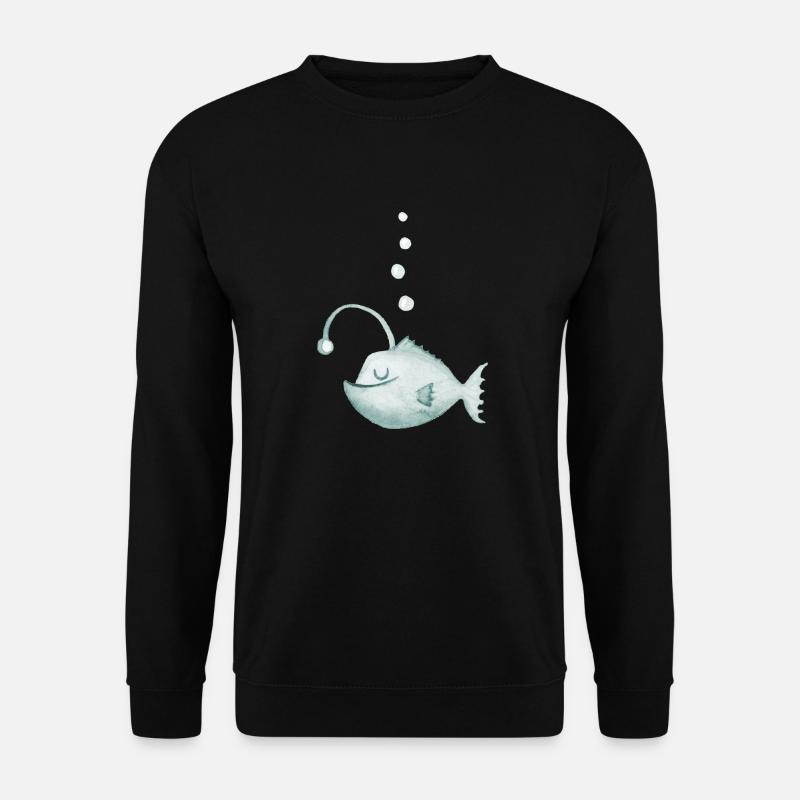 ocean anglerfish - Unisex Pullover - Schwarz