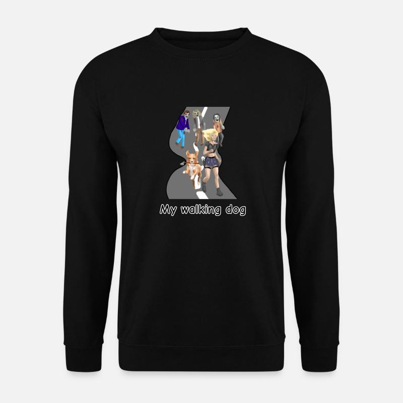 Zombie RunEdition: walking dog - Unisex Pullover - Schwarz