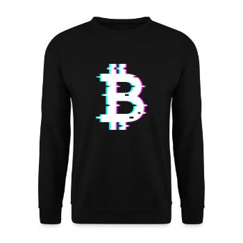 Le Bitcoin - Sweat-shirt Unisexe - noir - Devant - Alina (178cm) & Michal (187cm)
