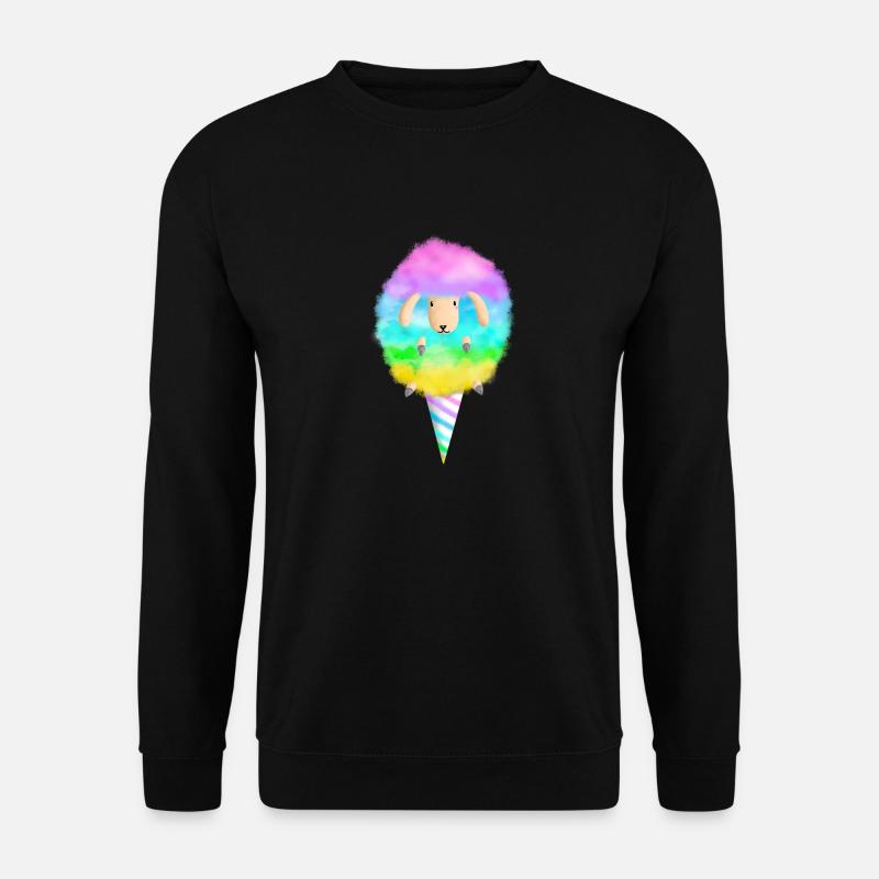Zuckerwatte Schaf - Unisex Pullover - Schwarz