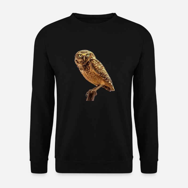 the owl the owl - Unisex Sweatshirt - black