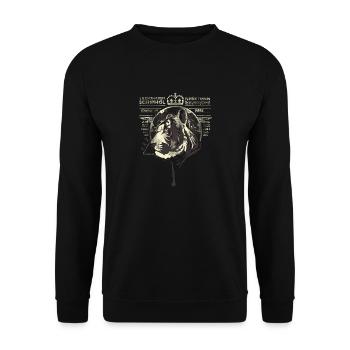 Tiger - Unisex Pullover - Schwarz - Vorne - Alina (178cm) & Michal (187cm)