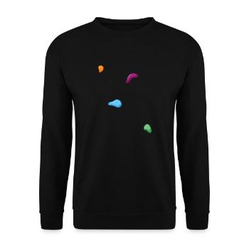 escalade bloc bloc rochers escalade libre - Sweat-shirt Unisexe - noir - Devant - Alina (178cm) & Michal (187cm)