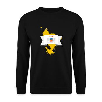 Mayotte l'ile au parfum - Sweat-shirt Unisexe - noir - Devant - Alina (178cm) & Michal (187cm)