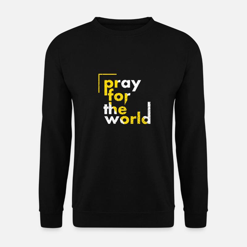 Priez pour le monde - Sweat-shirt Unisexe - noir