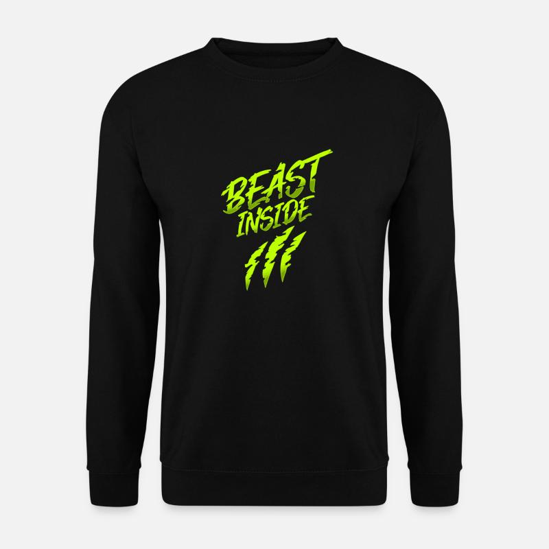 BEAST INSIDE - Unisex Pullover - Schwarz