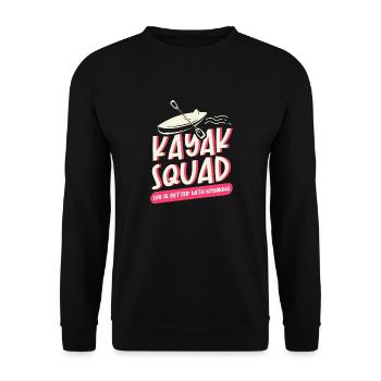 Kayak Squad Canoë-kayak Sports nautiques - Sweat-shirt Unisexe - noir - Devant - Alina (178cm) & Michal (187cm)