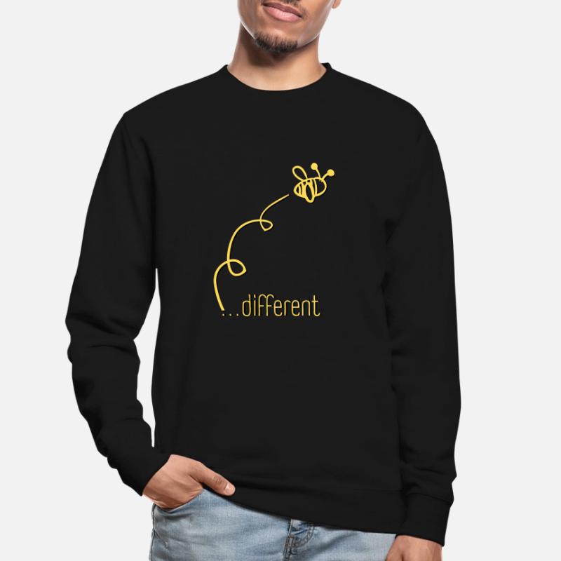 Bee Different - Soyez différent! Conception de l’énoncé Sweat-shirt Unisexe