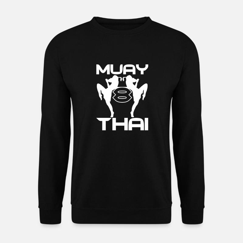 Thai Boxen - Unisex Pullover - Schwarz