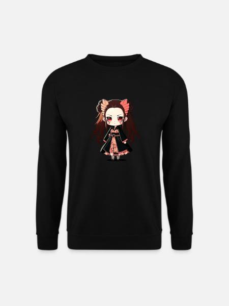 Anime | The-Sinister Cute Girl Kawaii Manga Design - Sweat-shirt Unisexe - noir