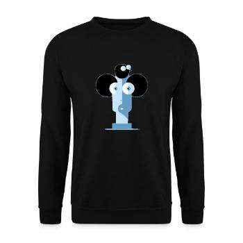 Miss Styli - Unisex Sweatshirt - black - Front - Alina (178cm) & Michal (187cm)