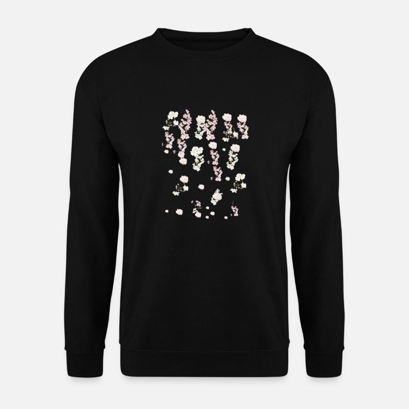 Spring,tendrils,flowers,blossom,cherry blossoms - Unisex Sweatshirt - black