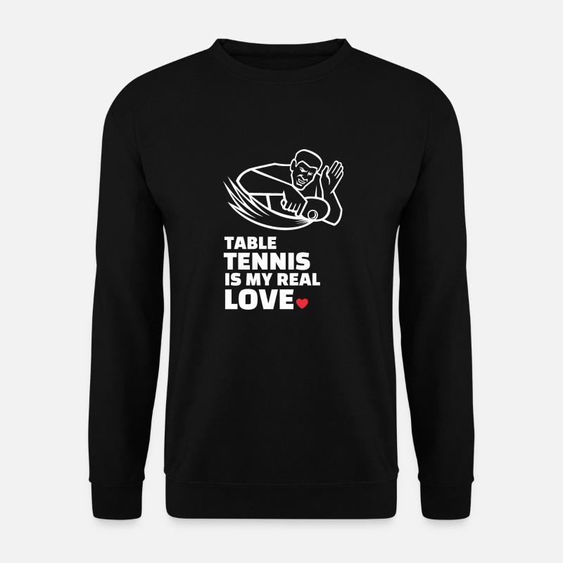 Ich Liebe Tischtennis - Unisex Pullover - Schwarz