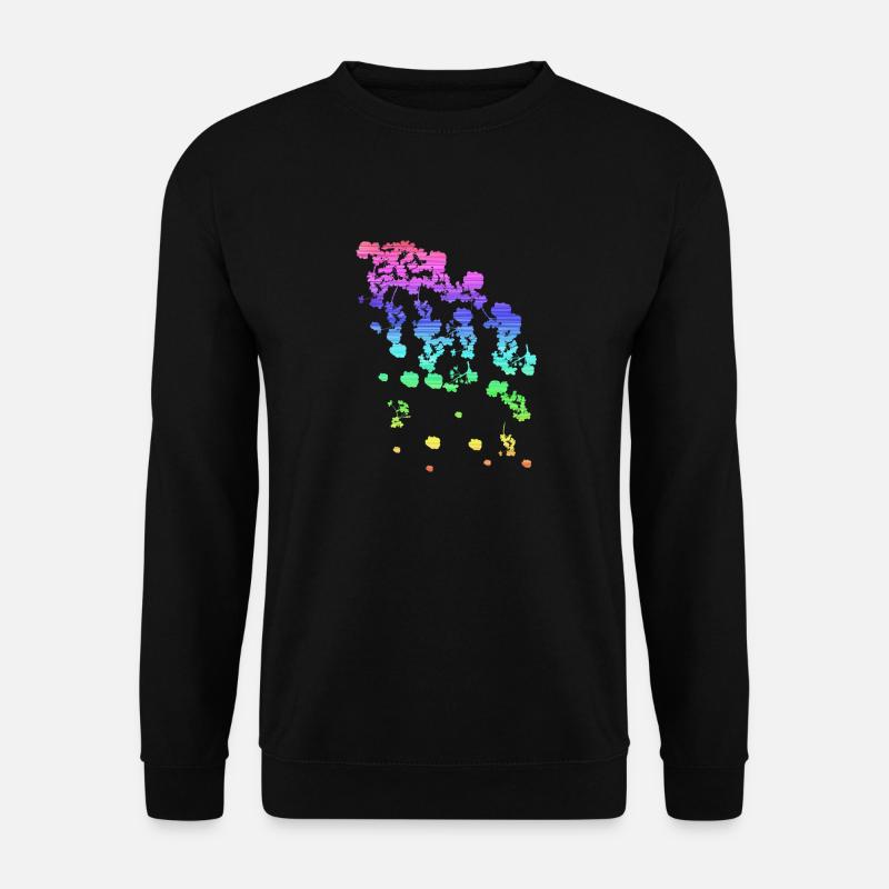 blüten,kirschblüte,regenbogen,bunt,LGBT - Unisex Pullover - Schwarz
