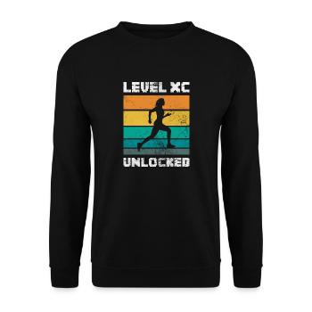 Niveau XC déverrouillé - Sweat-shirt Unisexe - noir - Devant - Alina (178cm) & Michal (187cm)
