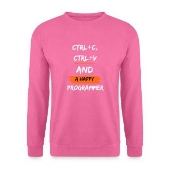 CTL+ALT+DEL T-shirt haut de gamme pour homme - Sweat-shirt Unisexe - rose - Devant