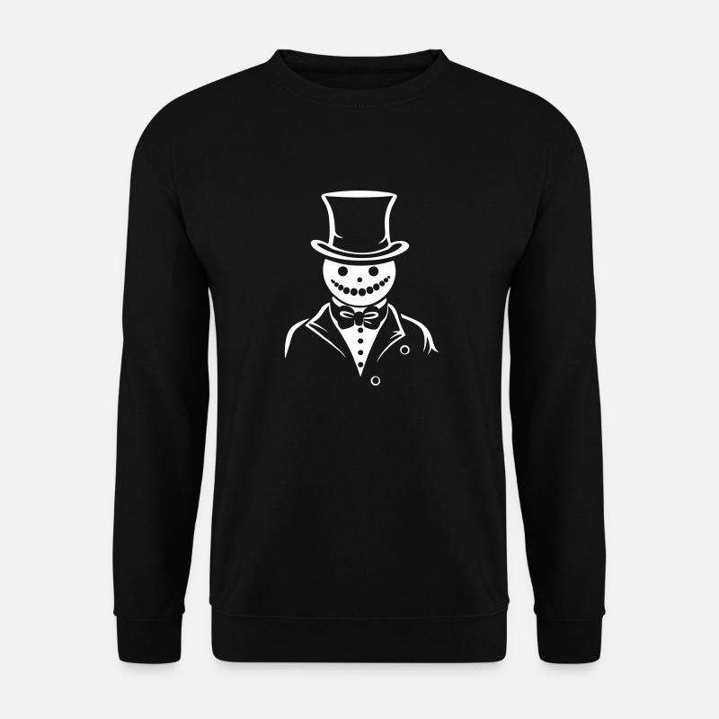 Snowman Charming Frost - Unisex Sweatshirt - black